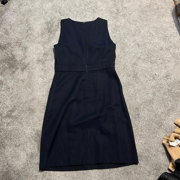Size 6 Tory Burch Navy Sheath Dress - Picture 2 of 3